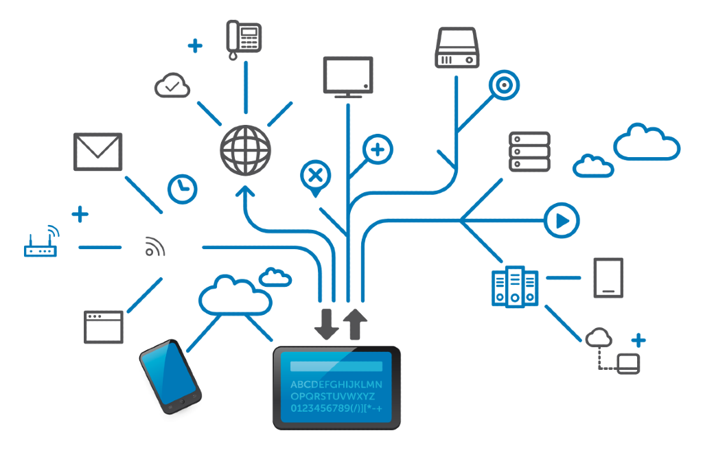 Managed infrastructure illustration